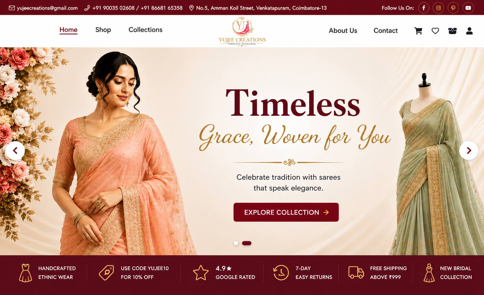 Yujee Creation E-commerce