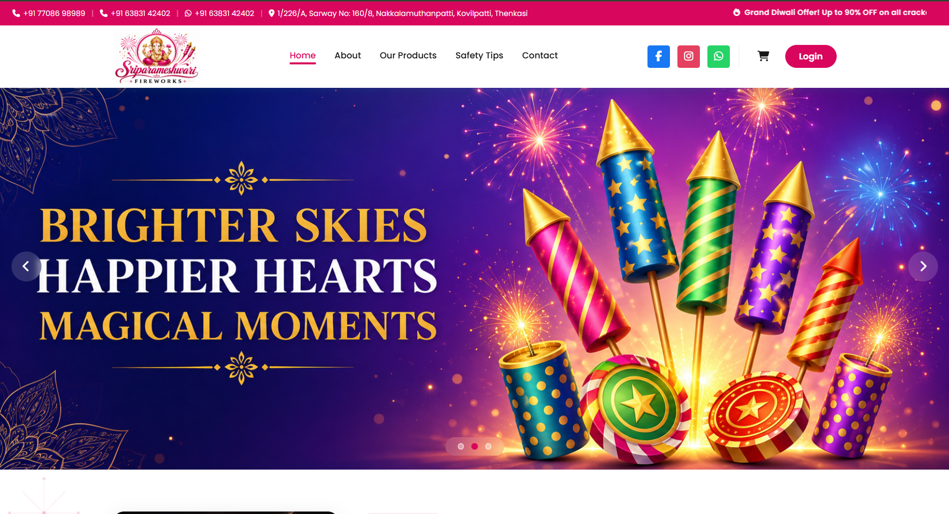 sri parameshwari fireworks